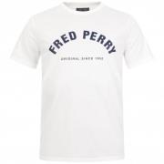 Fred Perry T-Skjorta White, Herr