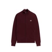 Fred Perry Sweatshirt med dragkedja Red, Herr