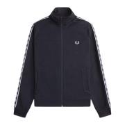 Fred Perry Kontrast Tape Tracktop Blue, Herr