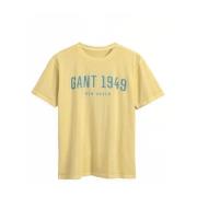 Gant Tee -shirt 1949 Yellow, Herr