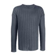 Giorgio Armani Stilig U8Hw Maglia Skjorta Blue, Herr