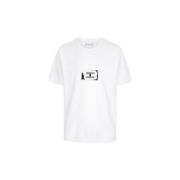 Givenchy it Logotyp Broderad T-Shirt White, Dam