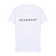 Givenchy T-shirt med logotyp White, Herr