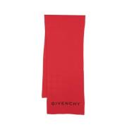 Givenchy Vinter Halsduk Kollektion Red, Herr