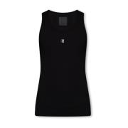 Givenchy Tank Top med Logotyp Black, Dam