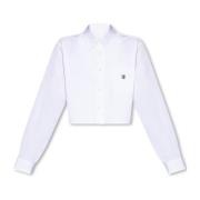 Givenchy Skjorta med logotyp White, Dam