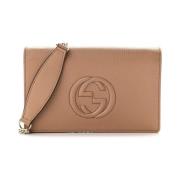 Gucci Cross Body Väska Beige, Dam