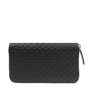 Gucci Microguccissima Zip-Around Plånbok Black, Dam