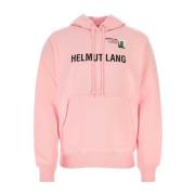 Helmut Lang Rosa bomullsweatshirt Pink, Herr
