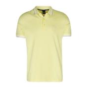 Hugo Boss Polo Shirts Yellow, Herr