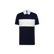 Hugo Boss Polo Shirt med Regular Fit i Bomullsblandning Multicolor, He...