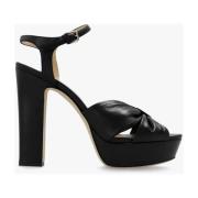 Jimmy Choo Heloise platåsandaler Black, Dam