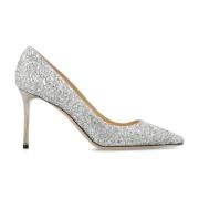 Jimmy Choo Romy glitter pumps Gray, Dam