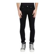 John Richmond Modern Slim-Fit Jeans Black, Herr
