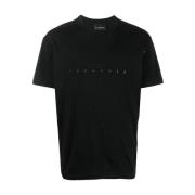 John Richmond T-shirt med präglad logotyp - Storlekar: M Black, Herr
