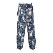 John Richmond Tapered Trousers Multicolor, Herr