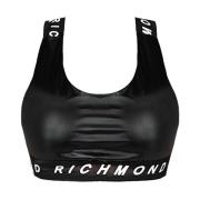 John Richmond Eko Läder Sport Top Black, Dam