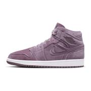 Jordan Lila Rök Mid Dam Sneakers Purple, Dam