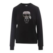 Karl Lagerfeld Tröja Hoodies Black, Dam