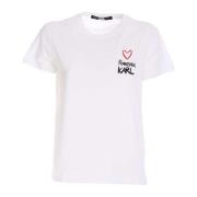 Karl Lagerfeld T-Shirts White, Dam