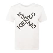 Kenzo Lätt och Naturlig Vit Dam T-Shirt White, Dam