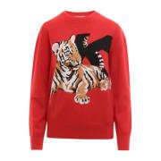 Krizia Sweatshirts Red, Dam