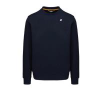 K-Way Baptiste Blue Sweatshirt för Män Blue, Herr