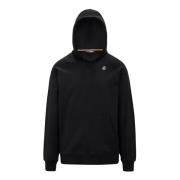 K-Way Hoodie Black, Herr