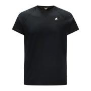 K-Way Stilren Svart T-Shirt för Män Black, Herr