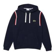 Lacoste Fransk Fleece Hoodie Blue, Herr