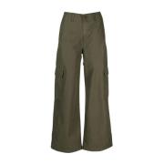 Levi's Wide Trousers Green, Dam