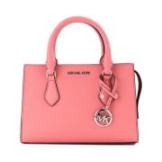 Michael Kors Liten Tea Rose Vegan Läder Satchel Pink, Dam