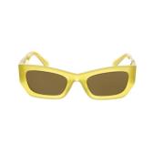 Miu Miu Statement Solglasögon Yellow, Unisex