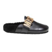 Moschino Sliders Black, Dam