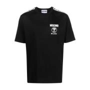 Moschino Bekväm Bomull T-Shirt Black, Herr