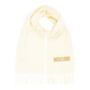 Moschino Ullhalsduk, Håll dig varm och elegant i vinter White, Dam