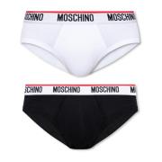 Moschino Märkeskalsonger 2-pack Black, Herr