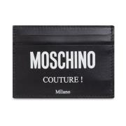 Moschino Tryckt kortfodral Black, Dam