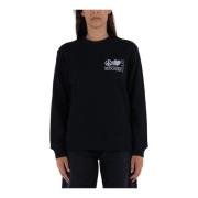 Moschino Stilren Crew Sweatshirt Black, Dam
