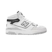 New Balance Vita High-Top Sneakers med Grå och Svarta Detaljer White, ...