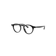 Oliver Peoples Svarta Optiska Ramar för Män Black, Herr