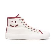 Paul Smith Off White High-Top Sneakers White, Dam
