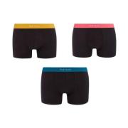 Paul Smith Logo Midjeband Trunks 3-Pack Multicolor, Herr