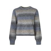 Pepe Jeans Långärmad Space Dyed Jersey - L Blue, Dam