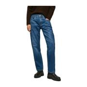 Pepe Jeans Klassiska Straight Leg Jeans Blue, Dam