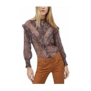 Pepe Jeans Blusar Brown, Dam