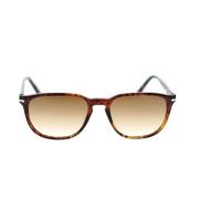 Persol Handgjorda Italienska Solglasögon med Ikoniska Pilar Brown, Uni...