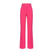Pinko Straight Trousers Pink, Dam