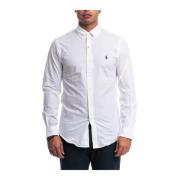 Polo Ralph Lauren Slim Fit Button Down Skjorta White, Herr