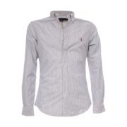 Polo Ralph Lauren Slim-Fit Button Down Skjorta Gray, Herr